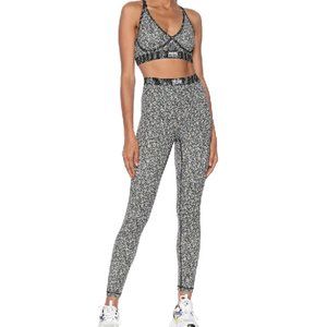 Adam Selman Bonded Velvet trimmed Set